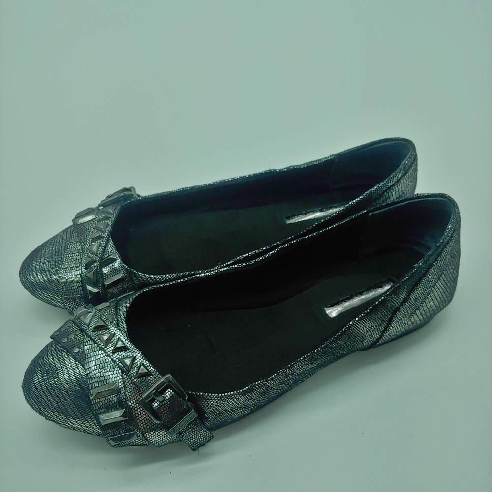 Bcbgeneration | Black Metallic Silver Stud Flats 7 - image 2